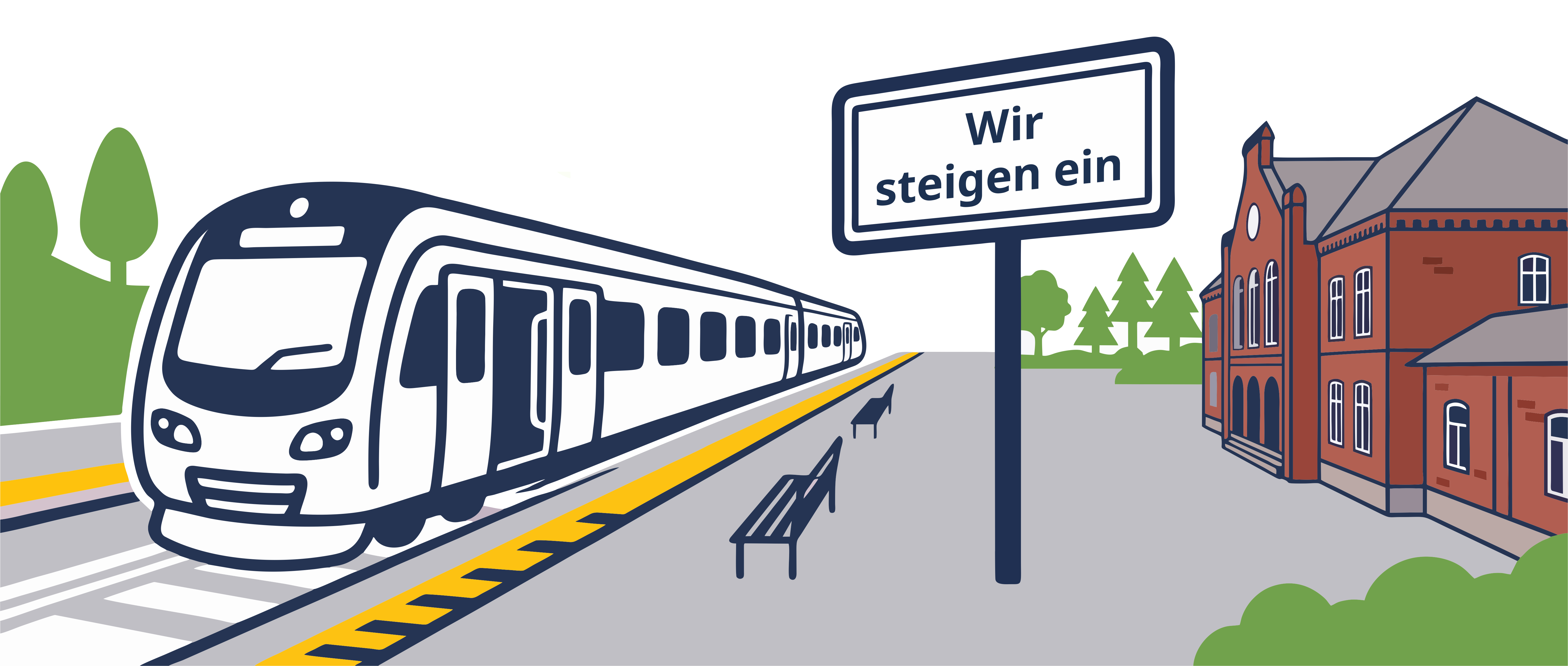 Banner Wir steigen ein!